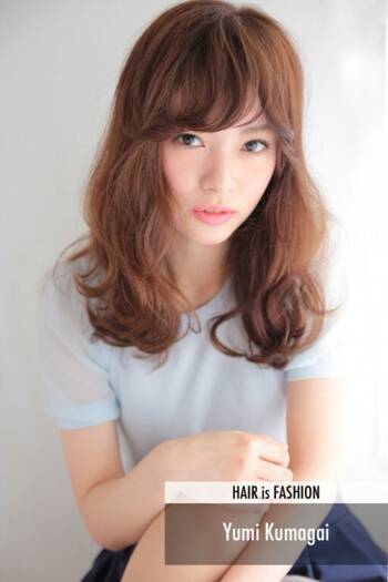 ゆるふわセミロングがタイプ パーマで作る大人かわいいヘアスタイル 髪型 Hair