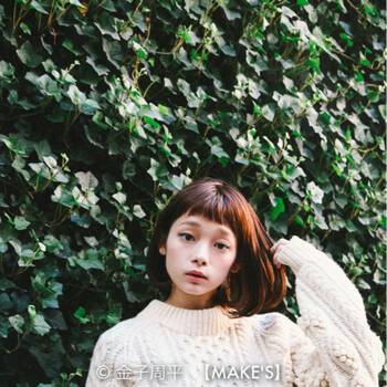 丸顔さん必見 ショート ボブスタイルは丸顔さんの強ーい味方 Hair