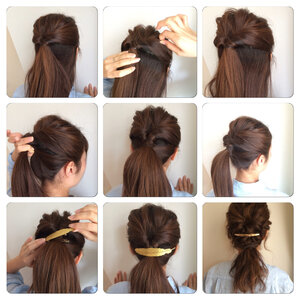 保存版 不器用でもできるロングヘア用アレンジ集 簡単にまとめ髪だって作れます Hair