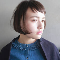 ぱっつん前髪で憧れの芸能人似ヘアスタイル Hair