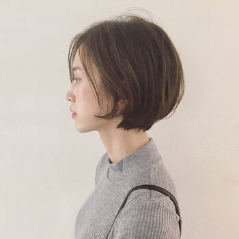 40代におすすめ 前髪なしショート で作る大人きれい Hair