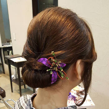着物にピッタリな髪型が自分で簡単にできるヘアアレンジ特集 Hair