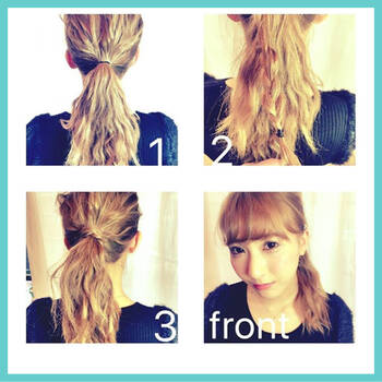 毎日の簡単レシピ セミロングのヘアアレンジは抜け感と女らしさで作る Hair