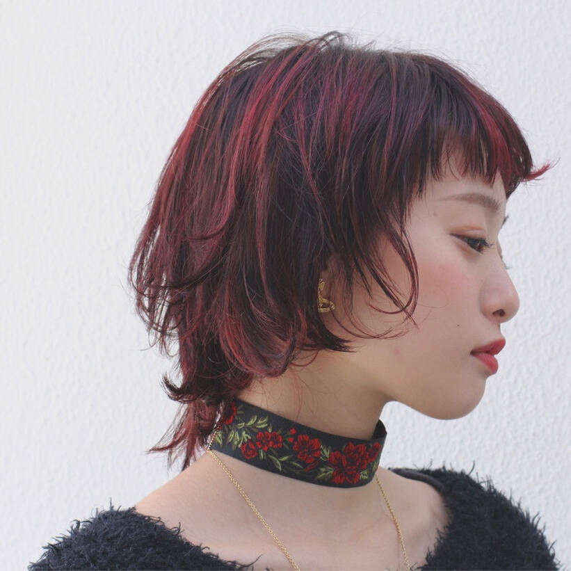 17春はこれ 乙女ちっくなローズ系ヘアカラーが可愛い Hair