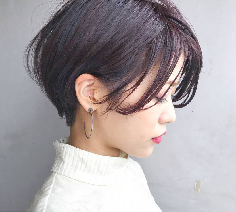 黒髪も暗髪も ショートボブなら垢抜けモテヘアに Hair