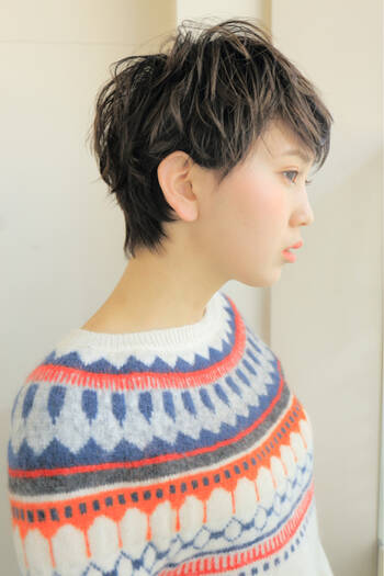 クールで大人のマニッシュショートはモードファッションに相性 Hair