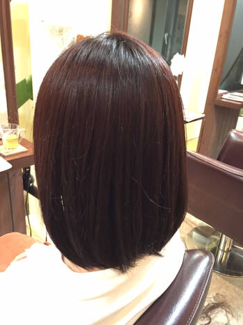 ミディアムヘアを春っぽくアップデートするなら ピンクバイオレットカラーをon Hair