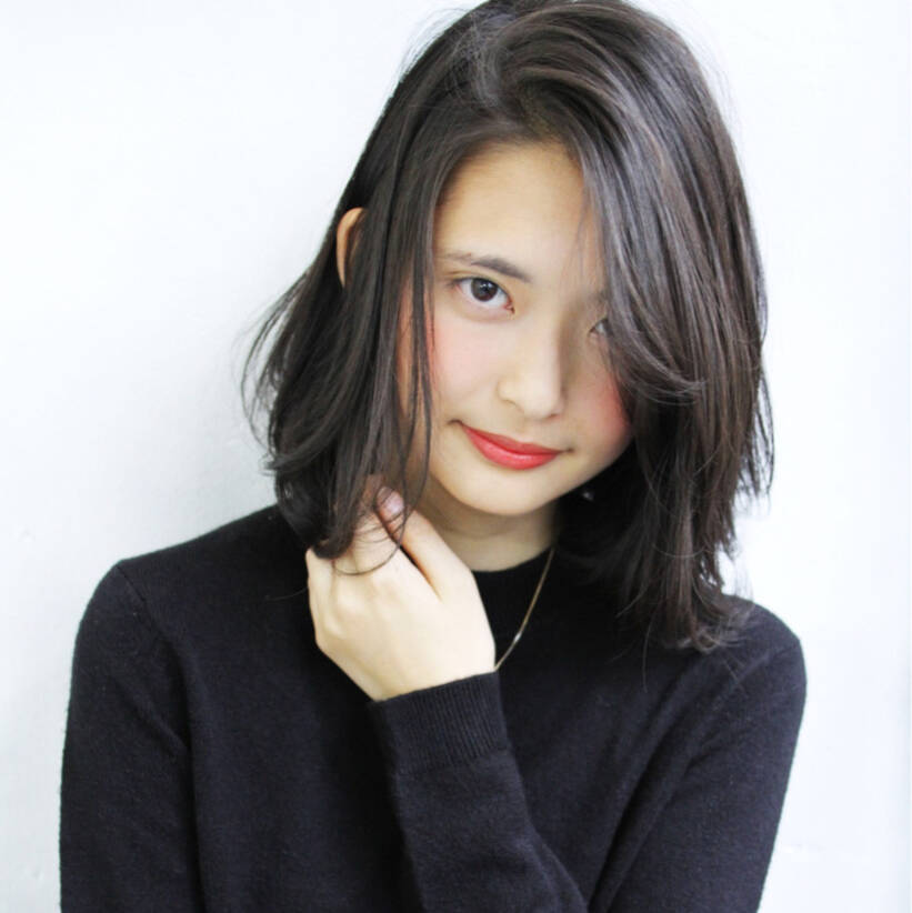黒髪だからこそ上品になる アラサーのための上品黒髪パーマ Hair