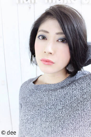 黒髪 前髪なしが流行中 最新のヘアスタイルを押さえてかわいさアップ Hair