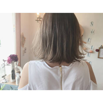 外国人風で透明感アップ マットアッシュでこなれ感アップ Hair 外国人風で透明感アップ マットアッシュでこなれ感アップ Hair