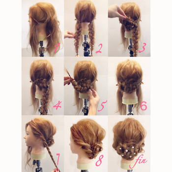 自分でできちゃう ミディアムヘアの簡単シニヨンの作り方 Hair