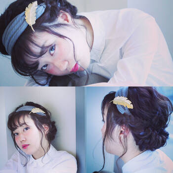 超簡単 オシャレでかわいい ヘアバンドを使ったアレンジスタイル Hair 超簡単 オシャレでかわいい ヘアバンドを使ったアレンジスタイル Hair