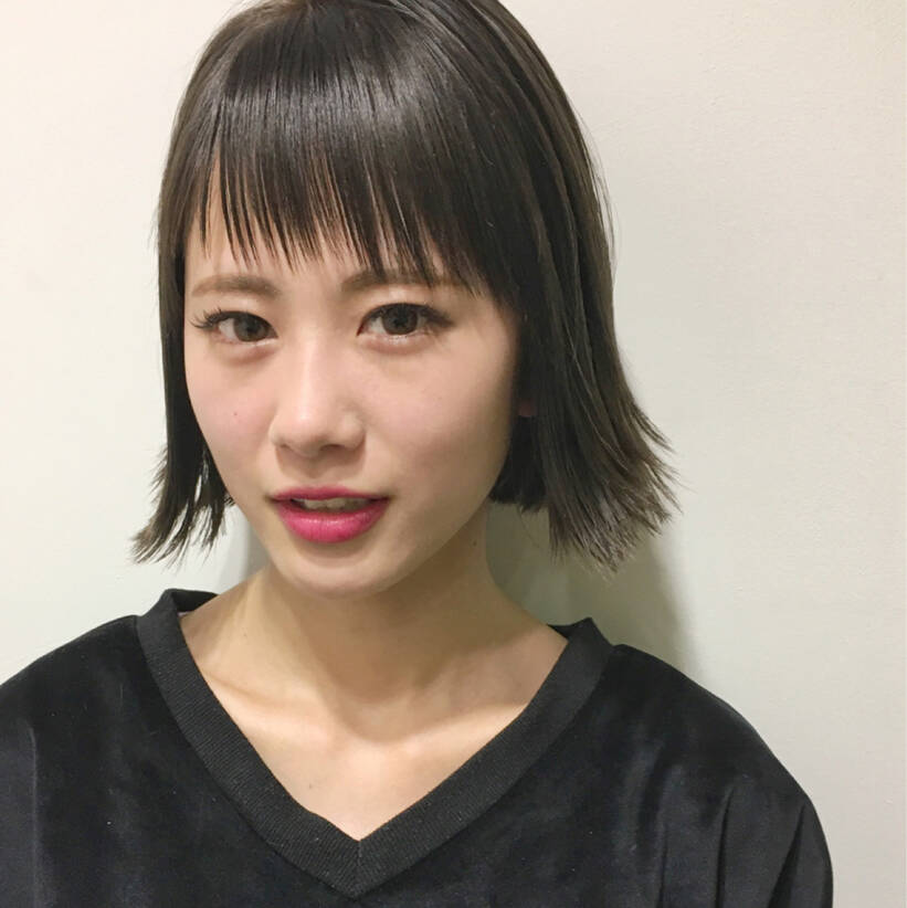 清楚な色っぽ可愛さ ここにあり いま オルチャンヘアは黒髪が新鮮 Hair