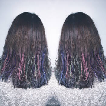 オシャレ女子の仲間入り 黒のグラデーションカラー長さ別スタイル10選 Hair