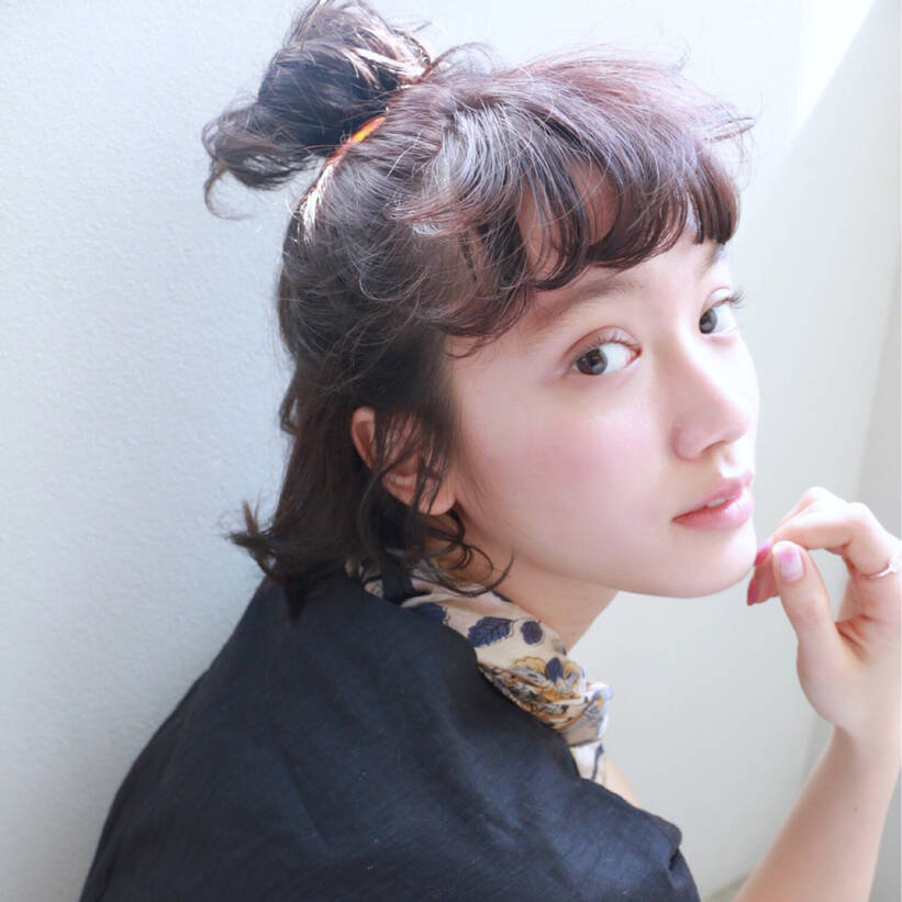 オン眉が一番キュートなヘアスタイルは そんなのボブで決まりでしょ Hair