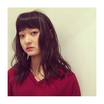 相性抜群 黒髪 赤リップで最強に可愛い垢抜け大人スタイルを目指そう Hair