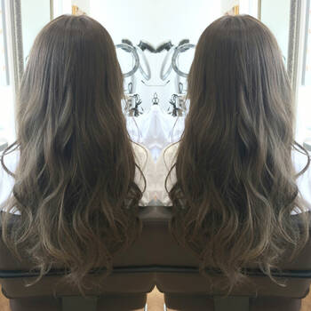 大人気のヘアカラー 暗めの アッシュグレー で学校や職場でも垢ぬけスタイルに Hair