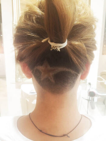 ミディアムさん向け 個性を出したいならツーブロックに挑戦 Hair