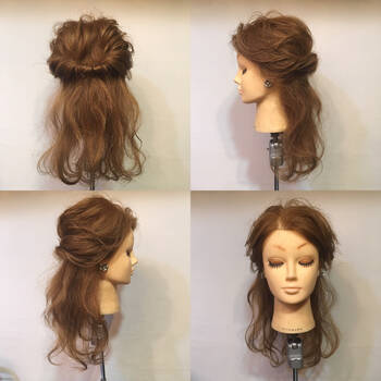 ハーフアップからまとめ髪まで ミディアムヘアにおすすめのくるりんぱアレンジ Hair