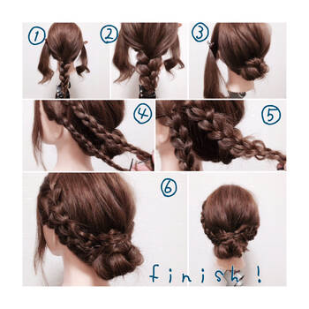 三つ編みアレンジで華やかヘアに ミディアムヘアをもっと可愛くしちゃおう Hair