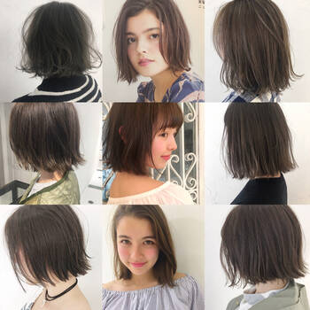 外ハネスタイリングで軽やかに ミディアムさんにおすすめのヘアスタイル Hair