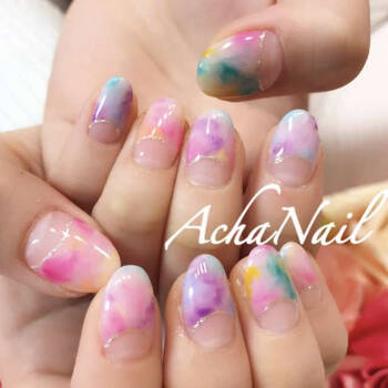 マーブルが可愛い 色別で見るマーブルネイルデザインおすすめ10選 Hair