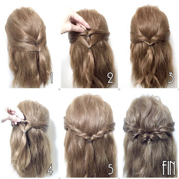 難しく見えるのに実は1分でできちゃう 簡単 ロープ編み の編み方 Hair