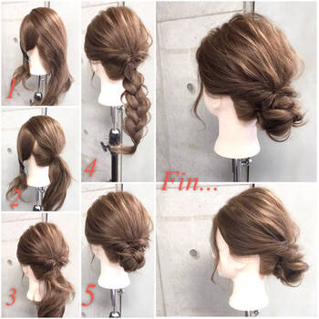 簡単 ざっくりなお団子がトレンド 誰でもできるヘアアレンジhowto Hair