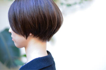 ナチュラルな可愛さならストレートショートボブで決まり Hair