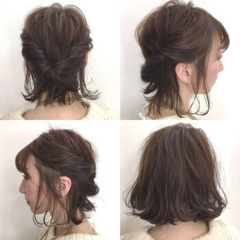 ショートカットでもヘアアレンジしたい 明日から出来る簡単やり方集めました Hair
