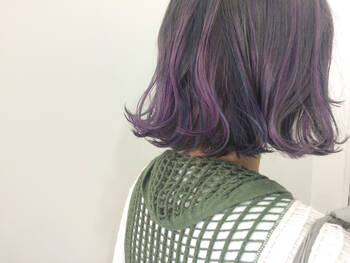 ハイライトで垢抜け黒髪に 参考になるハイライトヘアをチェック Hair