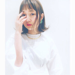 短め前髪に似合うのは 長さ別ヘアカタログ Hair