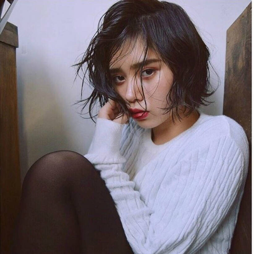 垢抜けヘアスタイルが叶う 黒髪ショートパーマで大変身 Hair