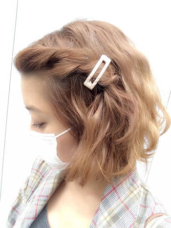 ショートヘアは 前髪 命 ピンだけでできるアレンジ教えます Hair ショートヘアは 前髪 命 ピンだけでできるアレンジ教えます Hair