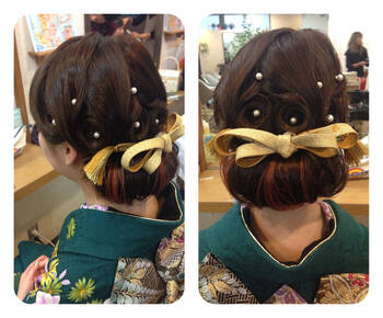 レングス別 自分で簡単にできる 着物に合わせる髪型 Hair