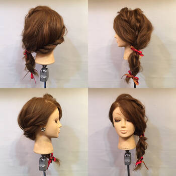 オフィスでも 大人かわいい 前髪が長いからこそのアレンジまとめ Hair オフィスでも 大人かわいい 前髪が長いからこそのアレンジまとめ Hair
