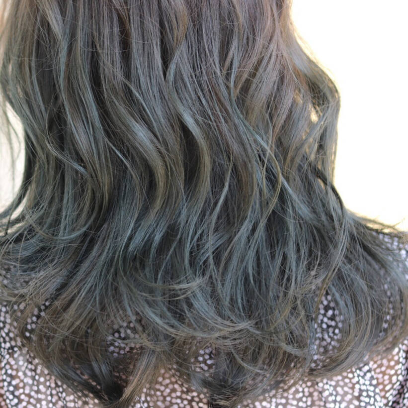 ブリーチなしでもok ミントアッシュ でつくる涼感ヘアー Hair