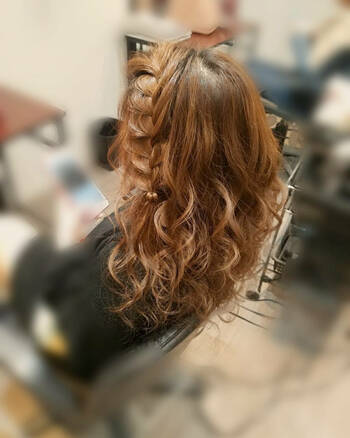 編み込みでヘアアレンジを楽しもう アレンジ自在です Hair