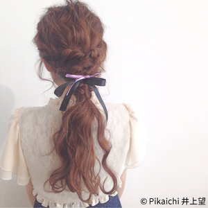 リボン 編み込みの推しアレンジ集 長さ別 髪型別にラインナップ Hair リボン 編み込みの推しアレンジ集 長さ別 髪型別にラインナップ Hair