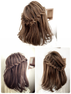 ウォーターフォールヘアアレンジをマスターしよう 大人可愛いくなれる Hair