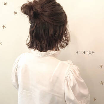 簡単ハーフアップアレンジで毎日を華やかに可愛く Hair