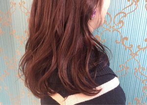 今人気のマロンブラウンカラー 透明感のある とぅるん ヘアスタイル Hair