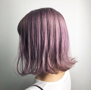 人気だけどどんな色 透明感あふれるラベンダーカラーに染めたい Hair