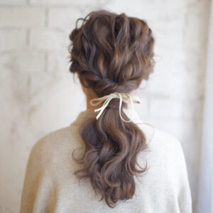 一生に一度だから成人式専用リボンヘアを 好きなものを詰め込んでみて Hair