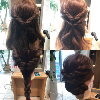 簡単なのにこのクオリティー ダサくないおしゃれ女子の三つ編みヘアアレンジ Hair