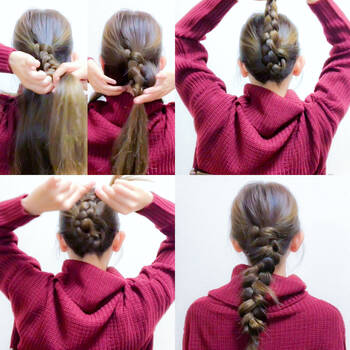 簡単なのにこのクオリティー ダサくないおしゃれ女子の三つ編みヘアアレンジ Hair