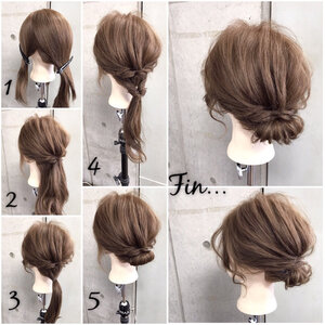 超簡単 自分でパパッとできるヘアアレンジで毎日おしゃれに Hair