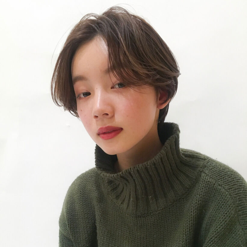 前髪長めの大人ショートヘアでカッコカワイイを目指そう♪ ...