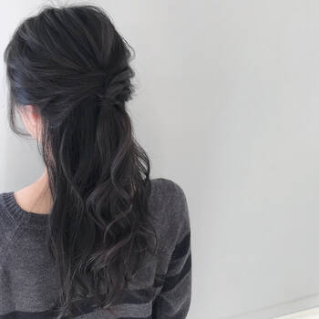 目指せ黒髪美人 巻き髪アレンジを今っぽヘアを手に入れよう Hair