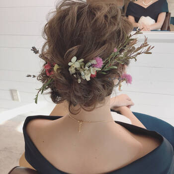 とびっきりかわいい花嫁になろう 長さ別 花嫁ヘアアレンジ Hair